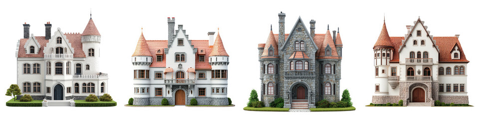 Enchanting of Ornate Medieval Castles Mansions and Palaces in Distinct Architectural Styles   Gothic Baroque Tudor Victorian  Fantastical Lavish and Captivating Architectural Designs