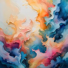 abstract colorful watercolor background