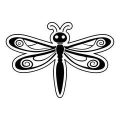 dragonfly vector illustration