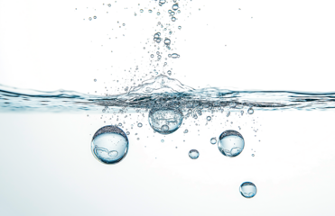 Blue water splash or wave splash isolated on transparent background png .generated ai	
