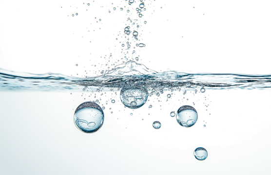 Blue water splash or wave splash isolated on transparent background png .generated ai	
