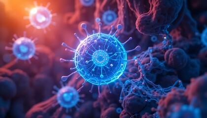 Microscopic View of Viruses: Exploring the World of Infectious Agents