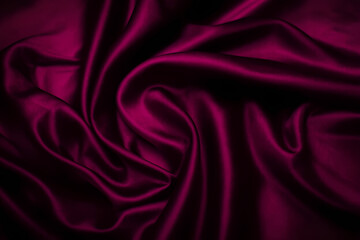 Black dark gray purple burgundy red background. Silk satin fabric. Luxury elegant beauty premium rich. Shiny glitter shimmer silky. Drapery fold crease.