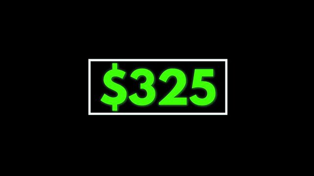 600+ hundred dollar counter animation. 648 hundred dollar counting animation. Counting money and digits increasing. Animated Counter from 0 to 648, 
650 with 4k resolution, Motion