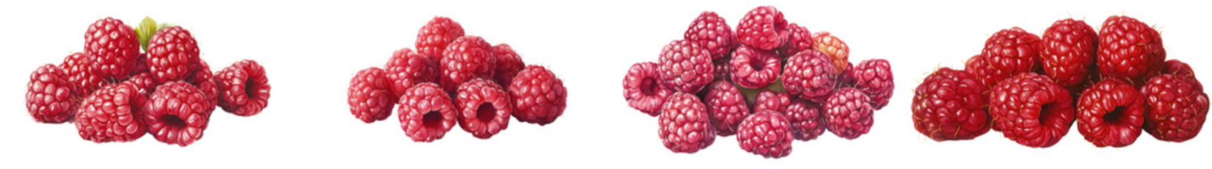 Freshly Harvested Ripe Red Raspberries and Blackberries Heap on Natural Background  Seasonal Summer Berry Fruit Closeup Healthy Organic Garden Harvest Juicy Sweet Berries Texture