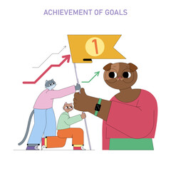 Business. Flat Vector Illustration