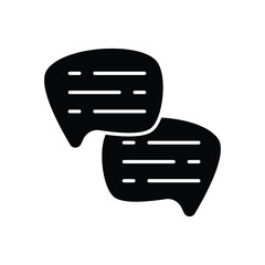 Speech Bubble Icon vector stock illustration