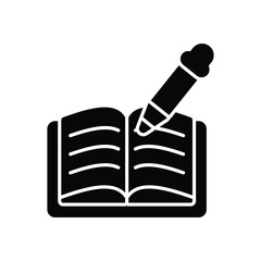 Open Book Icon vector stock illustration