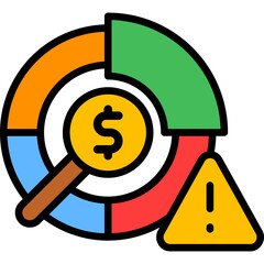 Risk Management lineal color icon