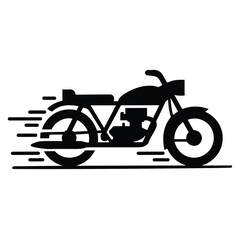Fototapeta premium Vintage Motorcycle Speed