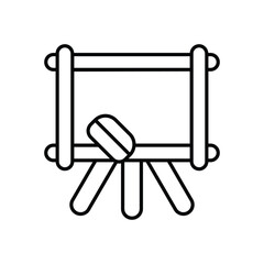 Blackboard Icon vector stock illustration