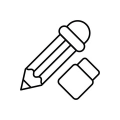 Pencil Icon vector stock illustration