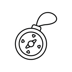 Compass Icon vector stock illustration