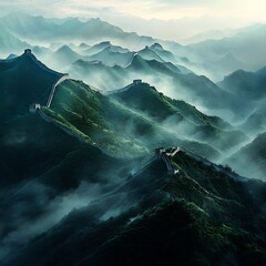 The majestic Great Wall of China