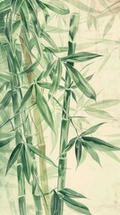 Wallpaper bamboo forest plant.