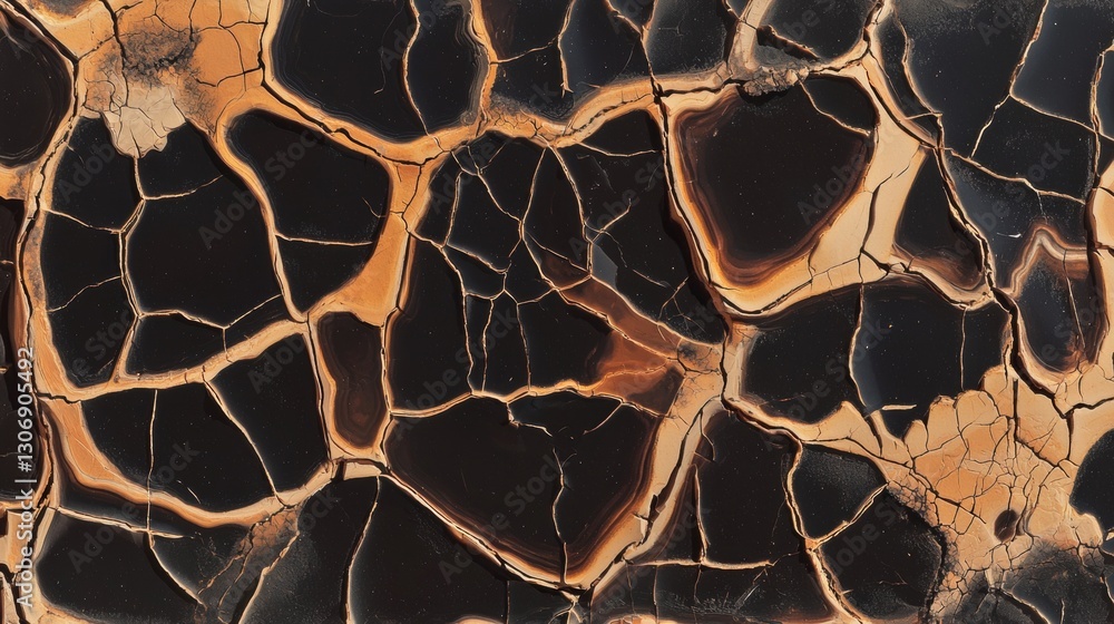 Poster close-up of a textured surface with a black background. the surface appears to be made up of small, 
