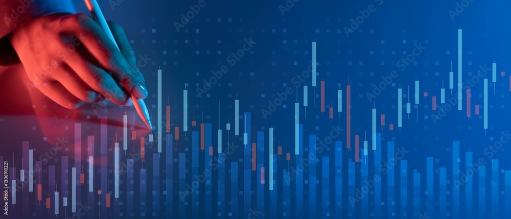 Aufkleber financial data analysis and performance tracking visualization.