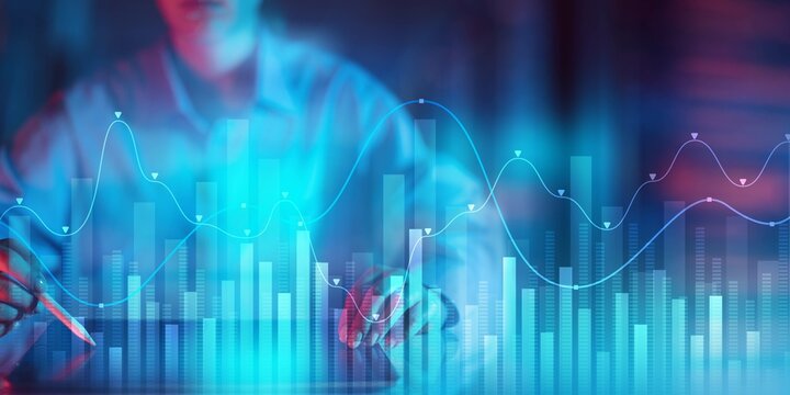 Data Visualization in Financial Analytics with Trend Analysis.