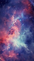 Naklejka premium Galaxy Aesthetic wallpaper astronomy universe outdoors.