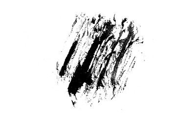 ink brush stroke with sharp angles and strong abstract expression