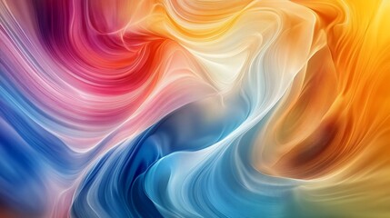 Fototapeta premium Abstract gradient background with flowing lines and vibrant color transitions creating a dynamic pattern
