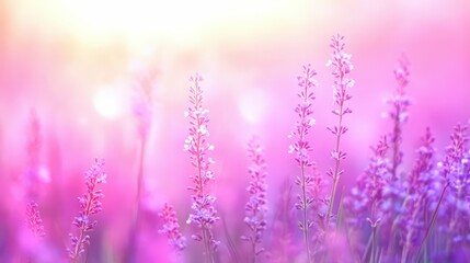 Naklejka premium close-up of lilac flowers in bloom, soft light and blurred background, natural and elegant,