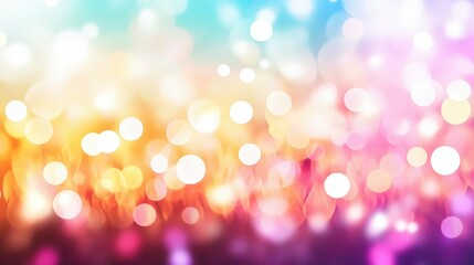 Fototapeta premium party scene with a crowd dancing under colorful disco lights, festive and lively,