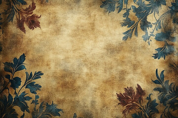 A vintage-style wedding invitation background, elegant and romantic, design theme.