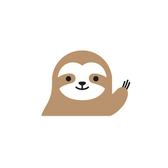 Sloth Vector Logo Design
