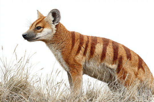 Thylacinus cynocephalus: A detailed depiction of the thylacine, showcasing its features and historical context.