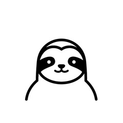 Obraz premium Sloth Vector Logo Design