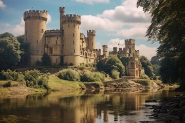 Warwick Castle castle architecture building.