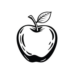 vector illustration of an apple