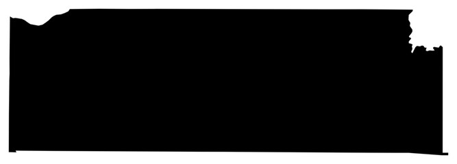 Escambia county Alabama detailed blank black map on transparent background