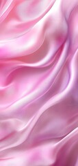 Fototapeta premium Silk Harmony: An artistic close-up reveals the luxurious folds of delicate silk fabric, its pastel hues creating a symphony of texture, light, and graceful movement.
