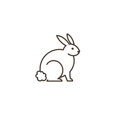 Rabbit Vector Logo Design