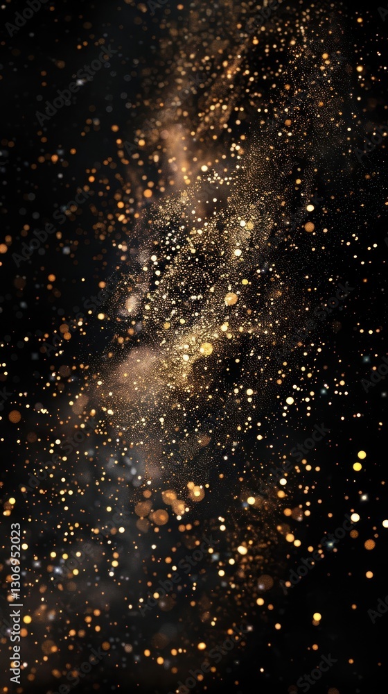 Wall mural galaxy background universe sparkles.