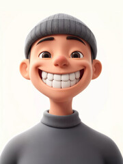 boy with a big smile