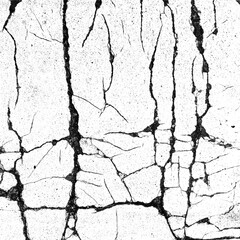 White cracked texture with natural wear and deep surface fractures