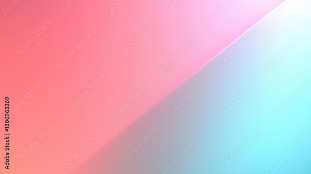 Poster soft gradient background with pink and blue hues creating a tranquil atmosphere