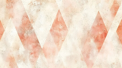 Fototapeta premium Abstract Watercolor Diamond Pattern Background Texture for Design