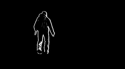 Hiker on a Journey