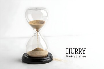 Hourglass Showing Hurry Limited Time , Urgency
