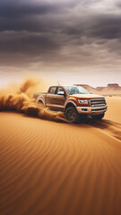 Newpickup car outdoors vehicle desert.