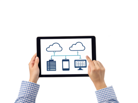 Exploring cloud technology with digital devices - Powered by Adobe