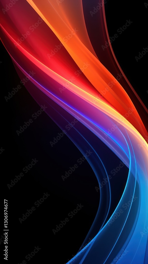 Canvas Prints colorful abstract backgrounds pattern light.
