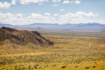 Nature of Eastern Siberia. Ubsunur basin. Republic of Tuva. Russia
