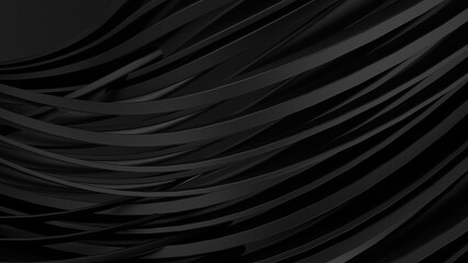 Delicate contemporary design abstract background with black matte texture