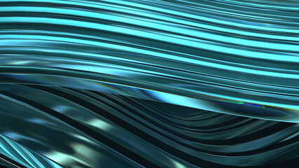 blue crystal glass icy modern art luxury shapes abstract background