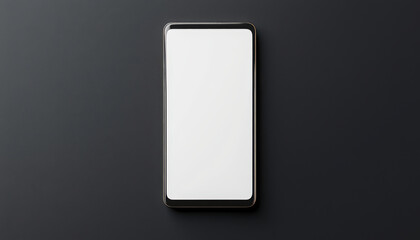 Mobile Device Showcase Minimalist Workspace Technology Indoor Top-down View Modern Design for Creative Inspiration